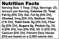 Product nutrion image